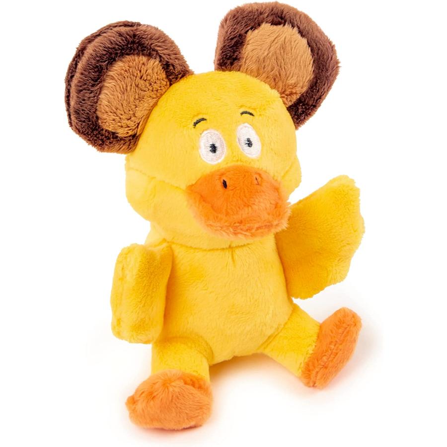 【並行輸入品】 goDog Flips Duck-Bear Silent Squeak Plush Dog Toy Chew Guard ...