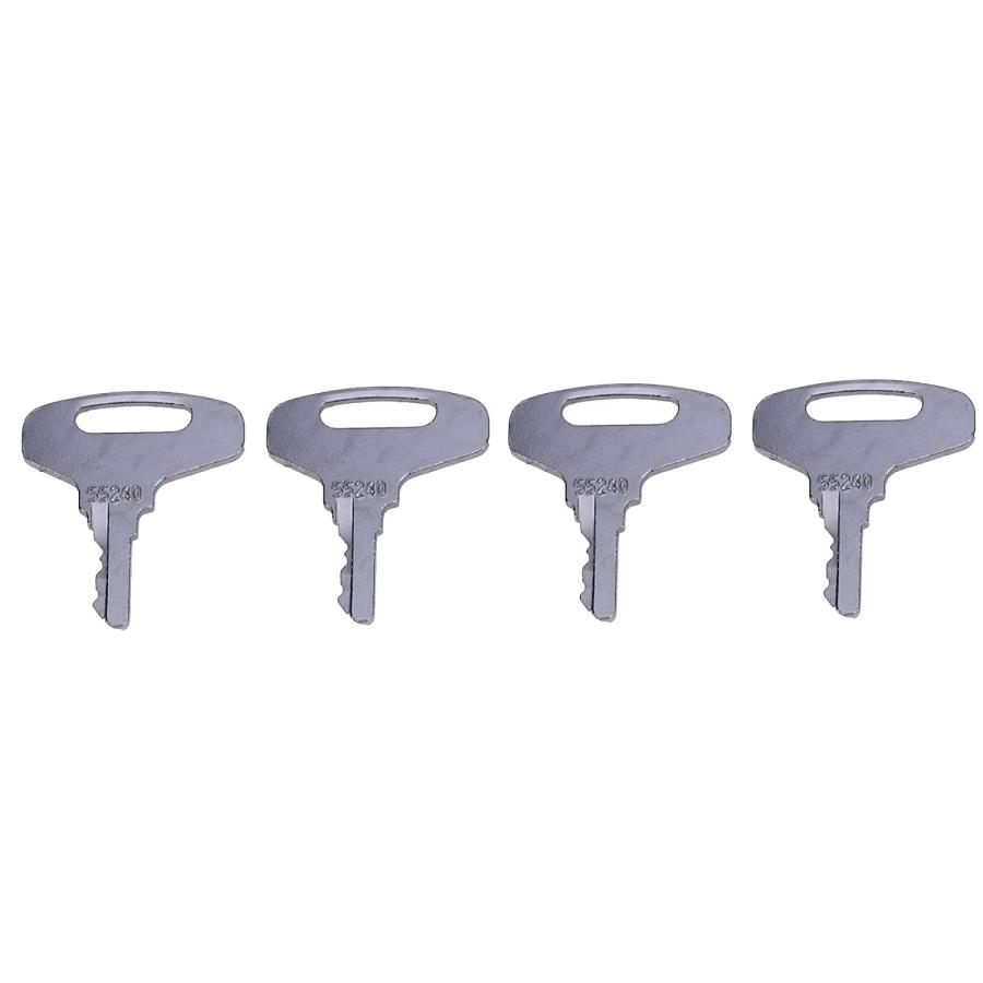 【並行輸入品】 FridayParts 4pcs Ignition Keys 55240 66711-55140 for Kubota B20 ...