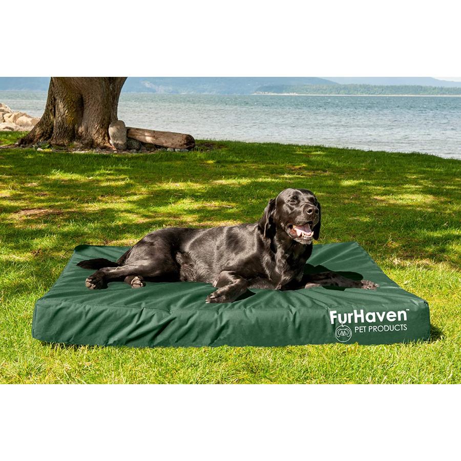 【並行輸入品】 Furhaven XXL Orthopedic Dog Bed Water-Resistant Indoor/Outdoor Logo_2