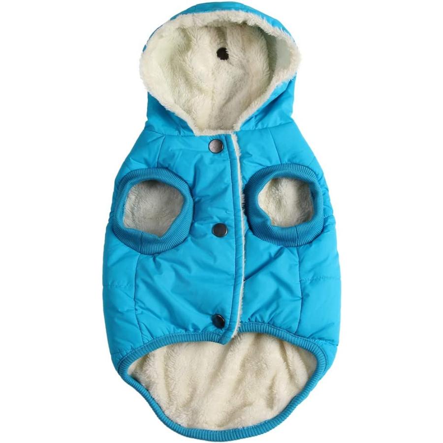 Fleece Lining Extra Warm Dog Hoodie in Winter for Large Dogs