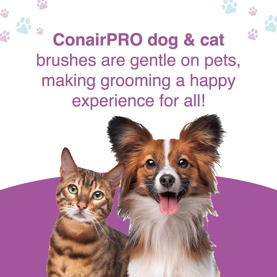 CONAIRPRO dog & cat Pet brush for Flea and Tick Removal 1/2inch