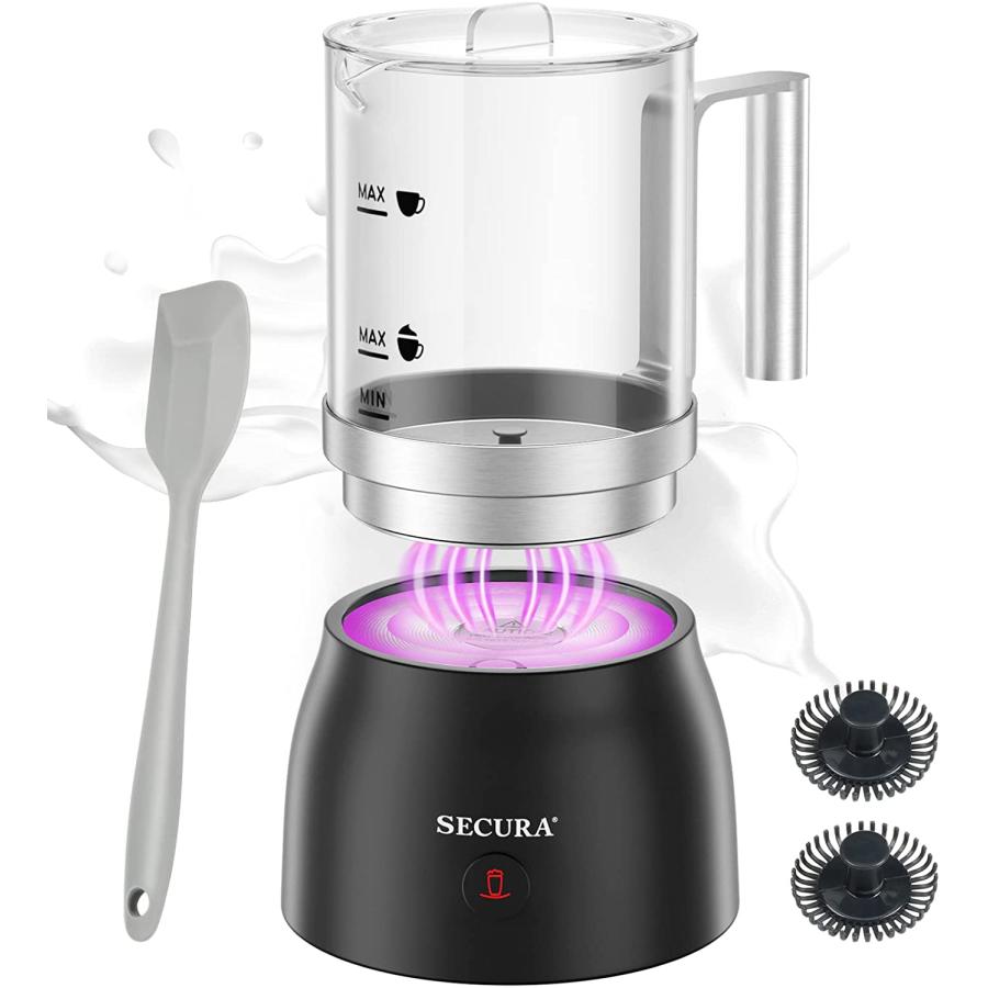 Secura Detachable Milk Frother and Steamer 17oz Electric Milk Warmer 4
