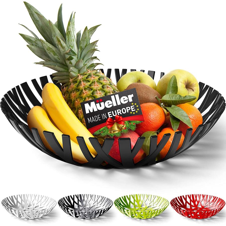 Mueller フルーツバスケット 装飾フルーツボウル フルーツと野菜
