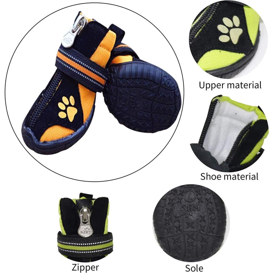 ブランド登録なし - 【並行輸入品】 URBEST Dog Winter Shoes  Dog Boots Sports Non-Slip Pet Dog Anti-Sli