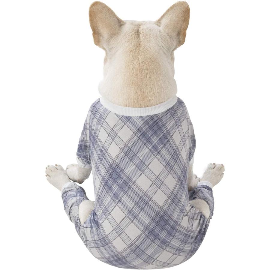 ブランド登録なし - 【並行輸入品】 CuteBone Classic Plaid Small Dog Pajamas Stretchy Cat Clothes for D