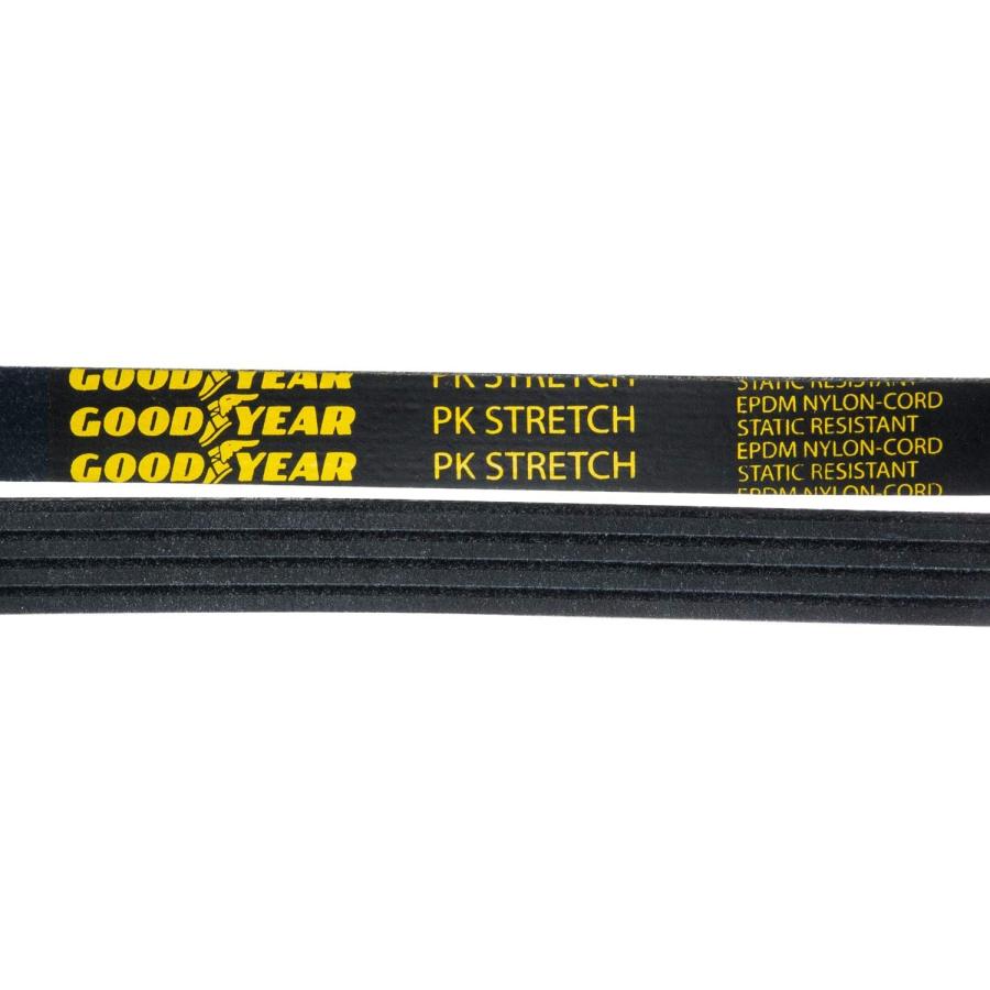 Goodyear　Belts　S040433　4-Rib　Stretch　並行輸入品　Serpentine　Length　Belt　43.3inch