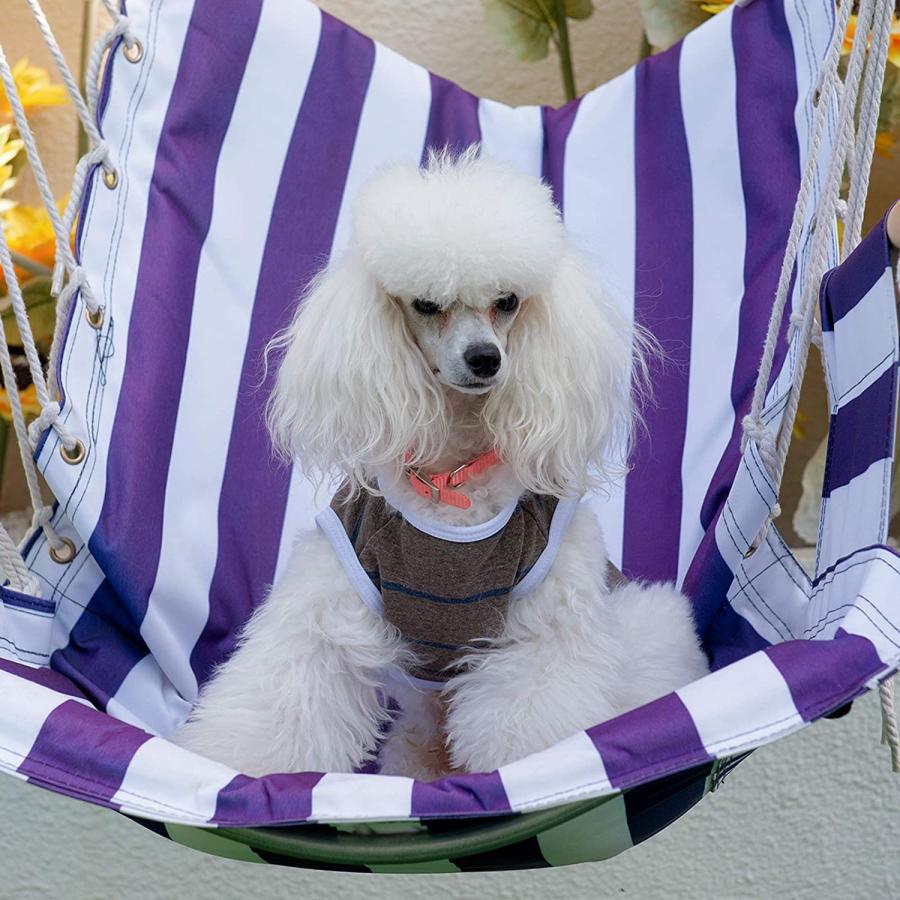 購入最安価格 CuteBone Dog Shirts Striped 2-Pack Soft Cotton Pet Clothes Breathable Summer Vest for Small Puppy an