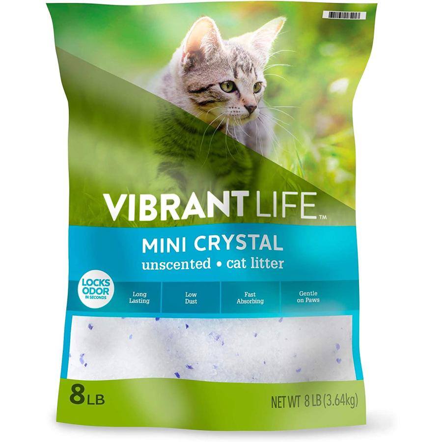 Vibrant Life Cat Litter Ultra Premium Crystals Litter Unscented Non