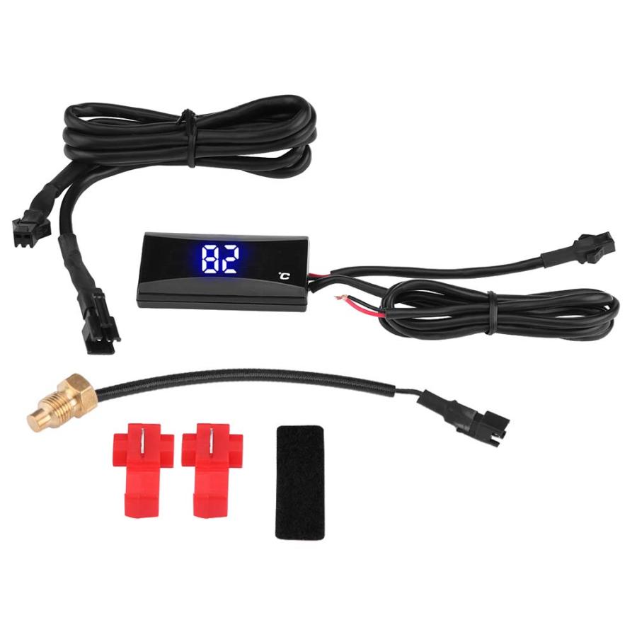 coolant Temp Gauge kit for jap Vehicles Acouto Motorcycle Water Temp