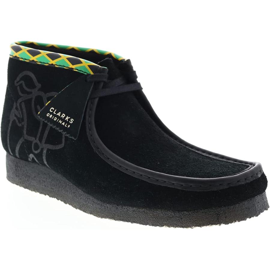 Clarks ブラック Clarks クラークス ワラビー ゴアテックス WallabeeGTX メンズ