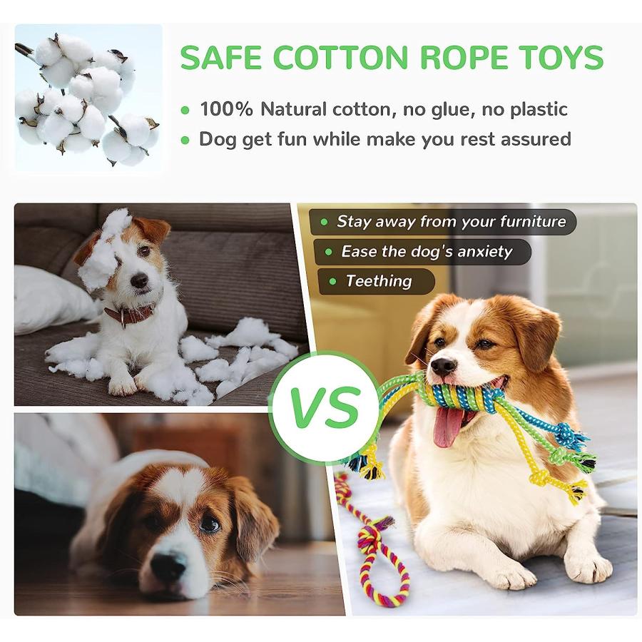 【並行輸入品】 Dog Squeaky Toys For Small Dogs  12 Pack Puppy Toys For Teething Cu_3