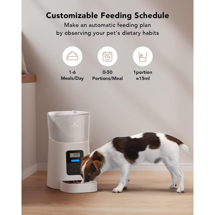PETLIBRO Automatic Cat Feeder 6L Auto Dry Food Dispenser with Twist