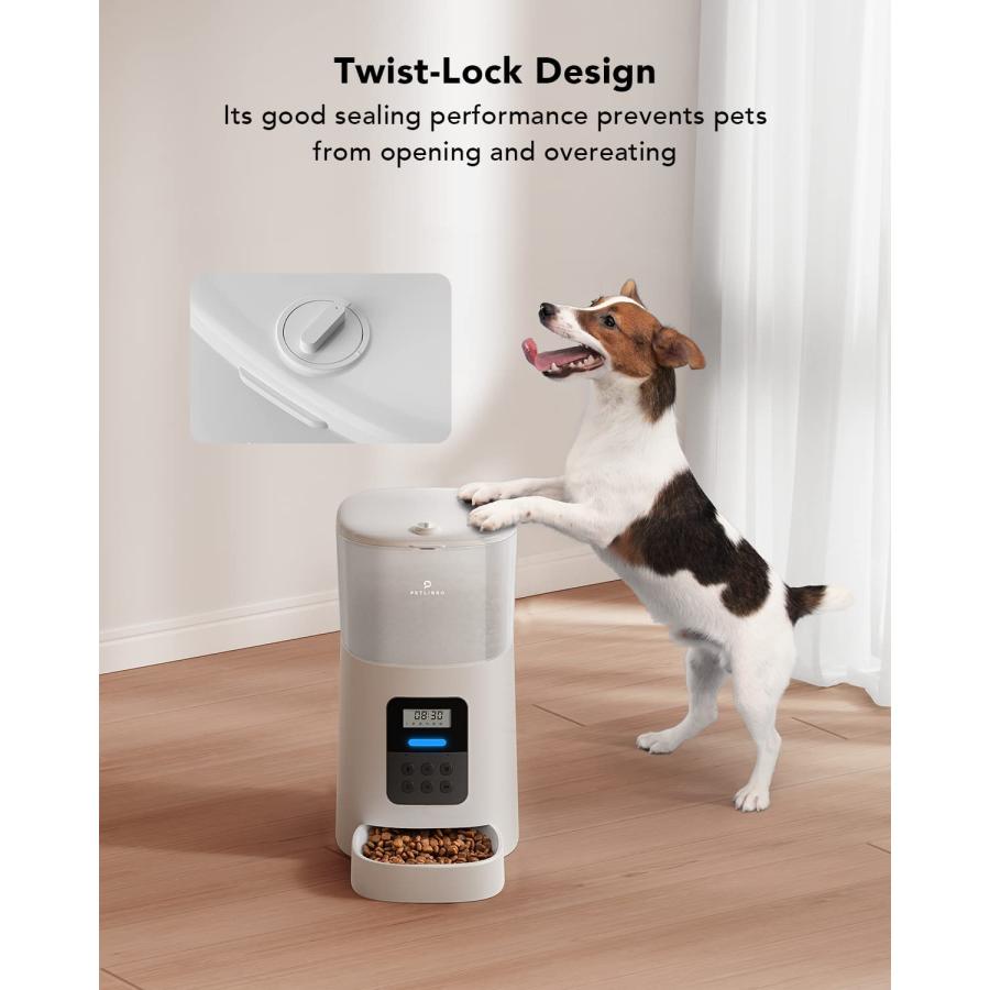 PETLIBRO Automatic Cat Feeder 6L Auto Dry Food Dispenser with Twist