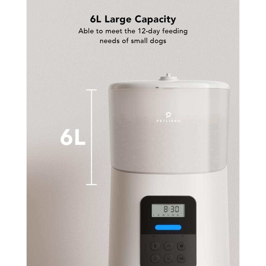 PETLIBRO Automatic Cat Feeder 6L Auto Dry Food Dispenser with Twist