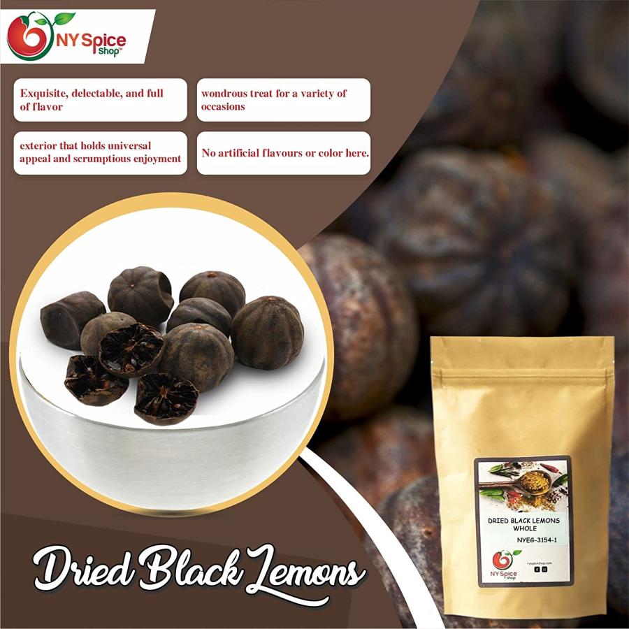 並行輸入品】 NY SPICE SHOP Dried Black Lime 1 Pound Lemon