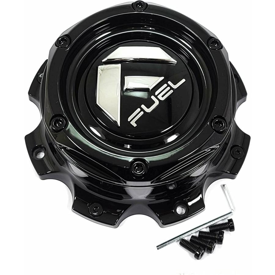 【並行輸入品】 Fuel 2PC FUEL GLOSS BLACK CAP (8X180) - 1004-10GB : GoodChoice ...