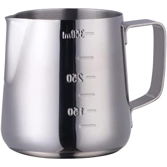 12oz Stainless Steel Milk Frothing Pitcher Color Me Espresso Steaming