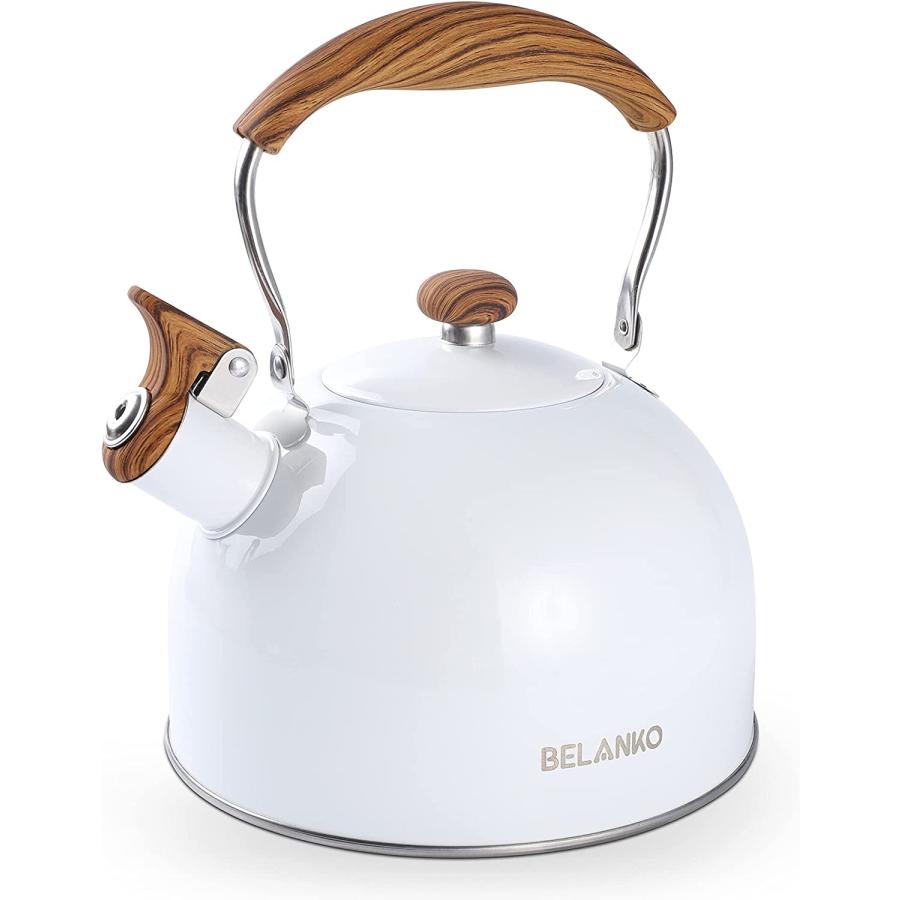Tea Kettle BELANKO 85 OZ / 2.5 Liter Whistling Tea Kettle Tea Pots for