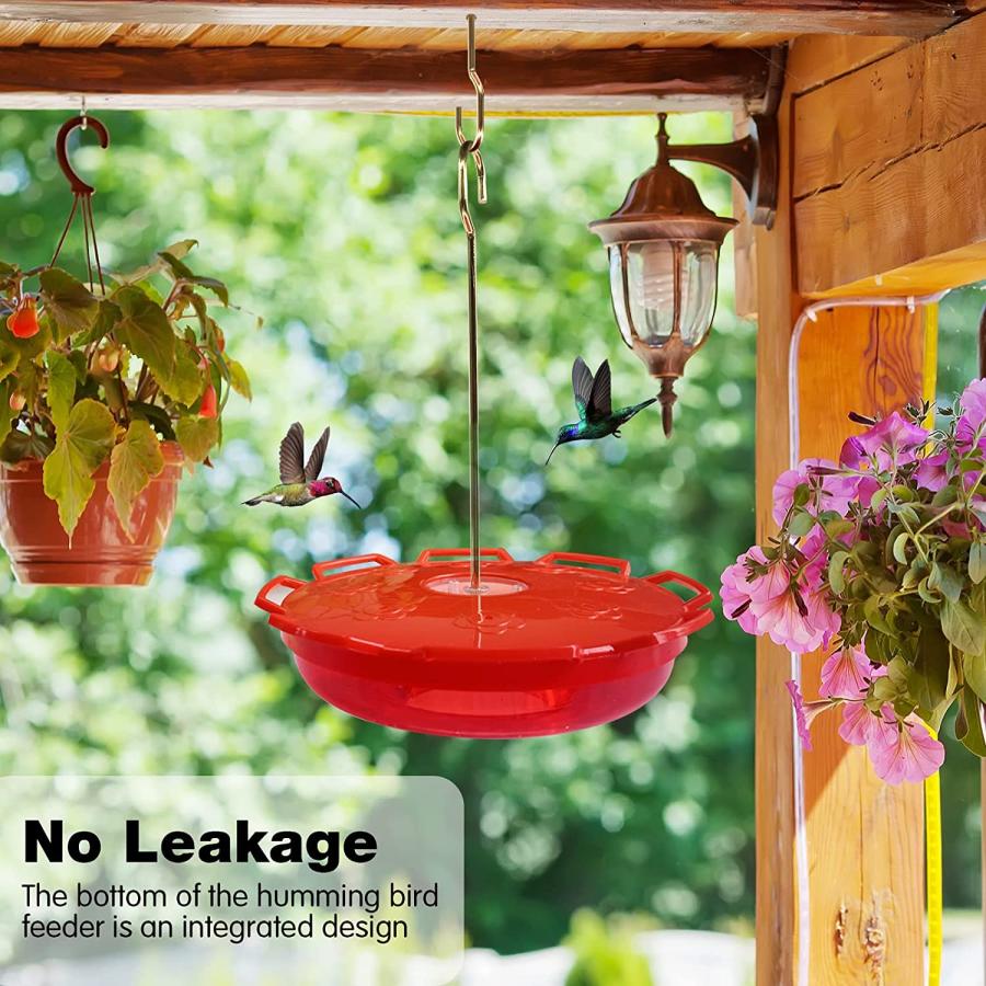 【並行輸入品】 BIRD WISH Hummingbirds Feeder Leak Proof Hanging with 8 Bird Feede_4
