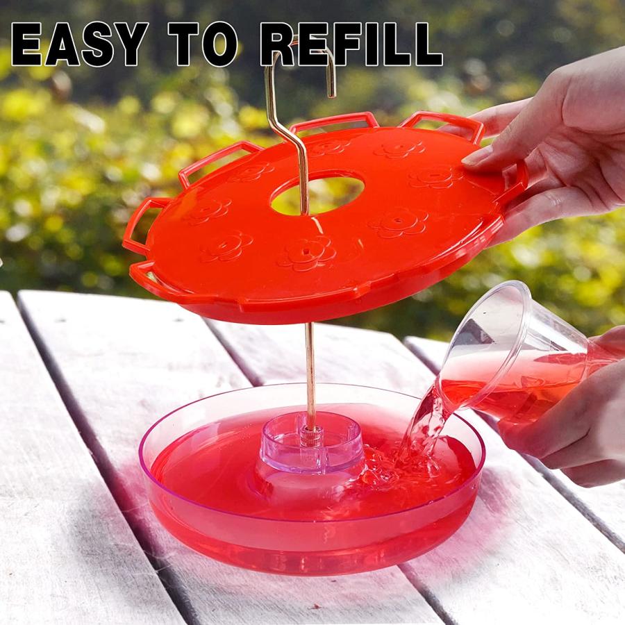 【並行輸入品】 BIRD WISH Hummingbirds Feeder Leak Proof Hanging with 8 Bird Feede_5