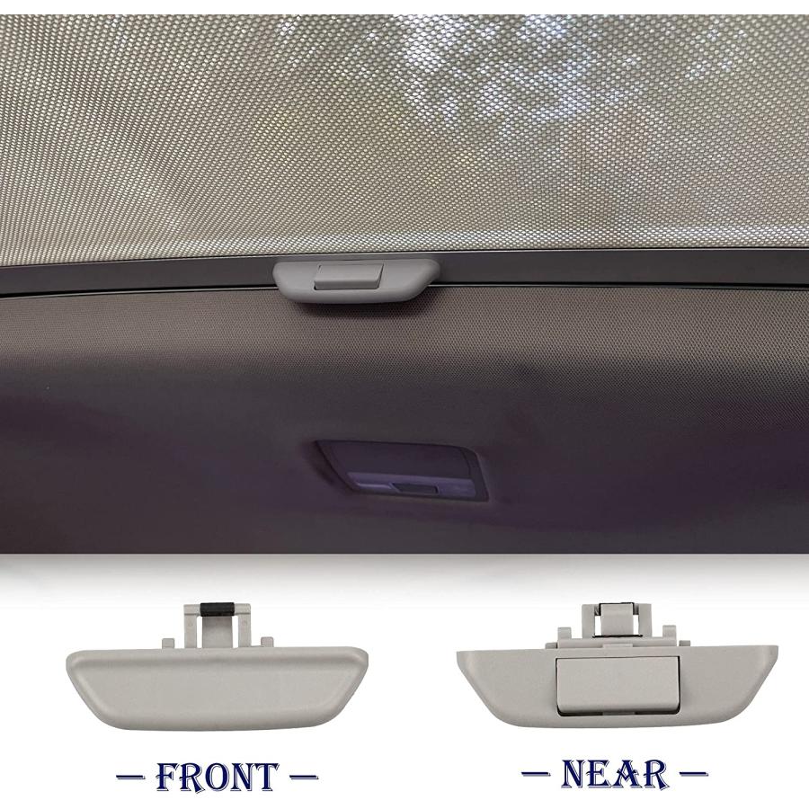 【並行輸入品】 RLB-HILON リアサンルーフシェードハンドル ライトグレー Audi Q7 2007-2015 4L0898924Bに対応の画像
