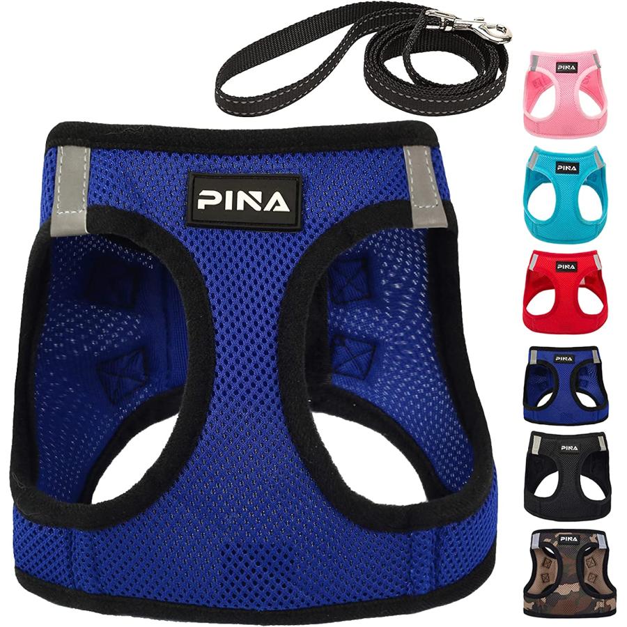 PINA Dog Harness for Small Medium Dogs No Pull Dog Harness and Leash