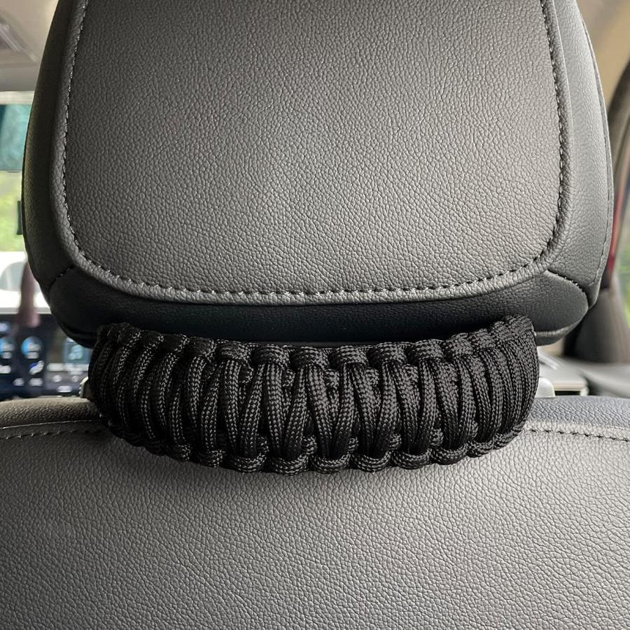 【並行輸入品】 Headrest Grab Handles for Jeep Wrangler TJ JK JL Handle Grab in Heaの画像