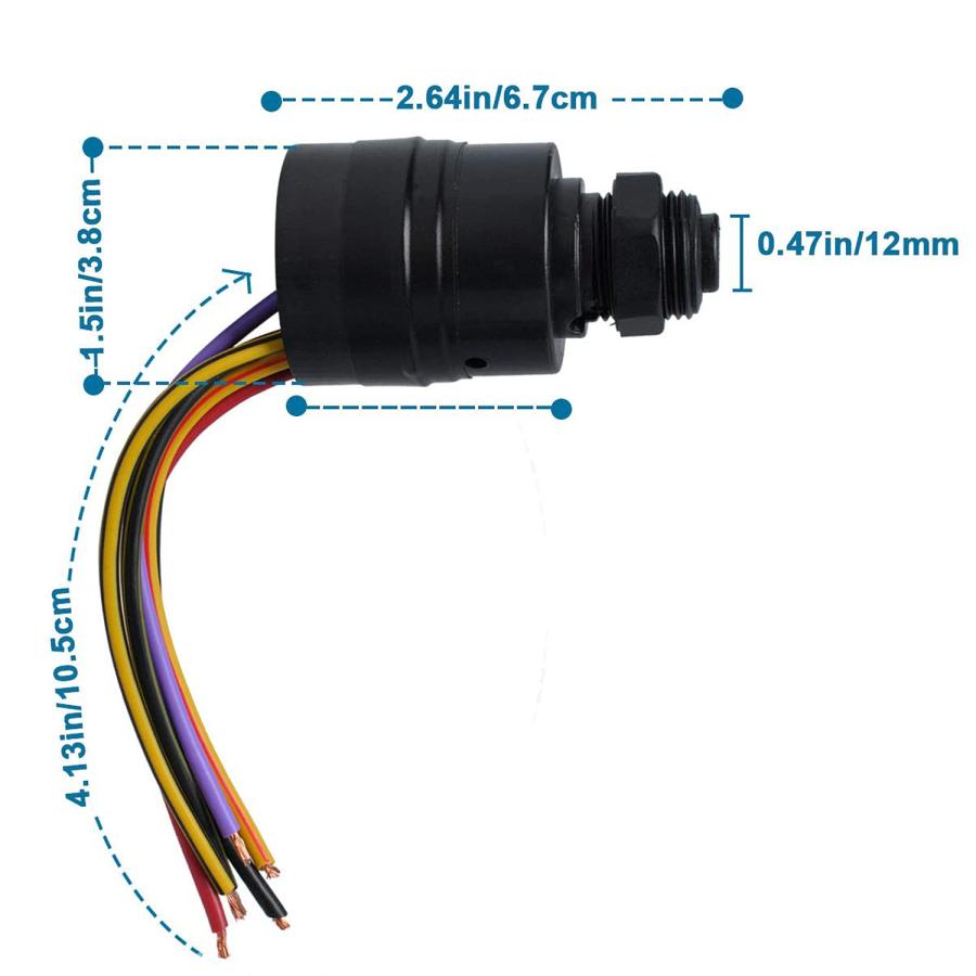 G PEH 8788107A5 Ignition Switch Boat Push to Choke 2 Keys 6 Wire B 並行