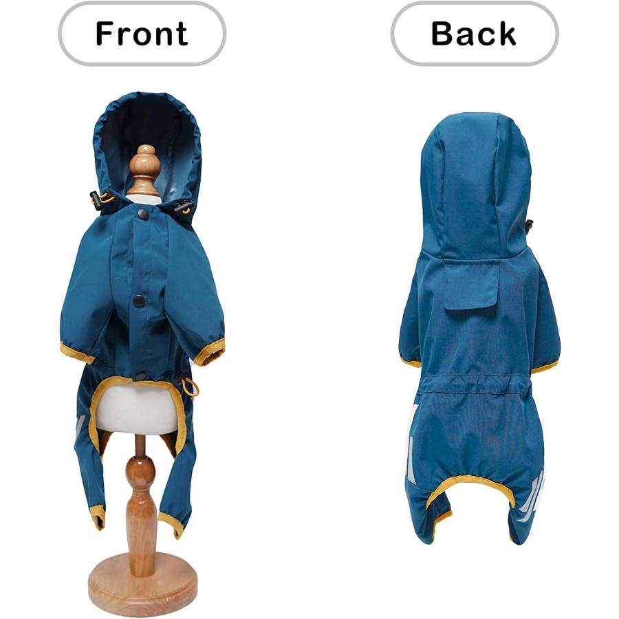 【並行輸入品】 Cosibell Waterproof Puppy Dog Raincoats with Hood for Small Medium