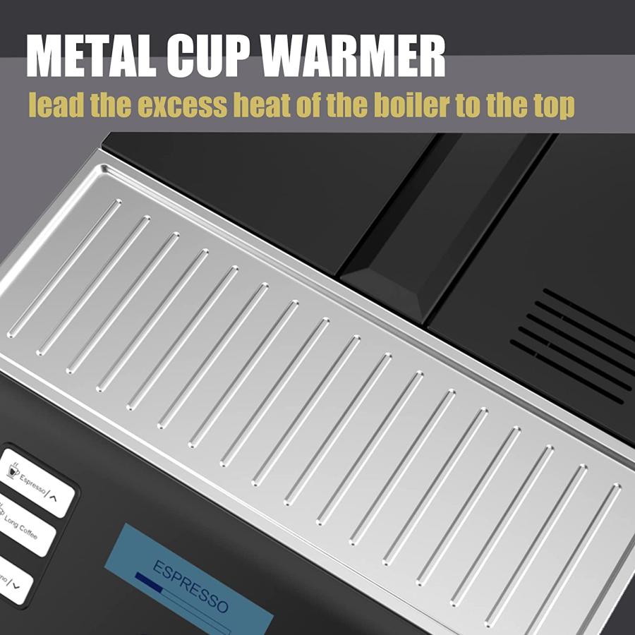 Fully Automatic Espresso Machine  One touch Coffee Machine  Stainless Steel  Black　並行輸入品 【Sachets】