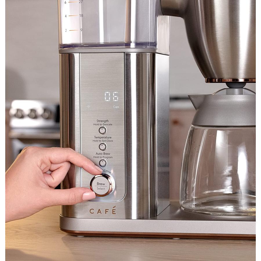 Caf Specialty Drip Coffee Maker | 10-Cup Glass Carafe | WiFi