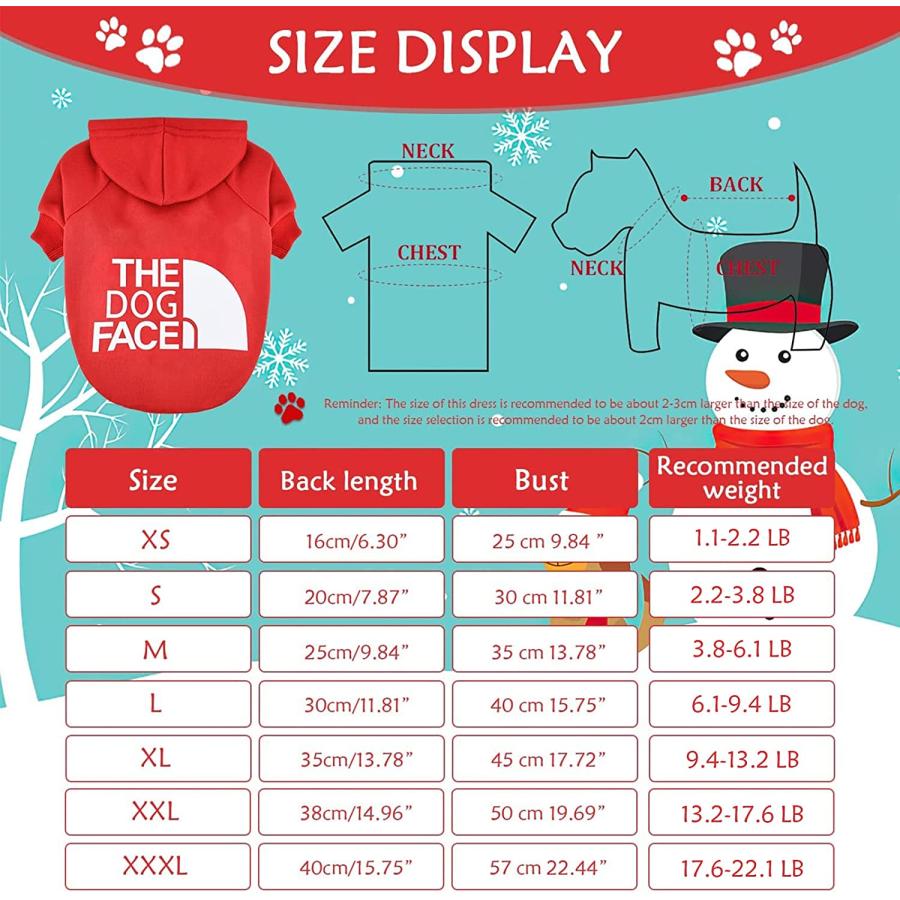 日本で発売 Dog Sweatshirt Hoodie 2 Pack Pet Puppy Sweaters for Small Dogs Girl Boy Chihuahua Doggie Clothes Out