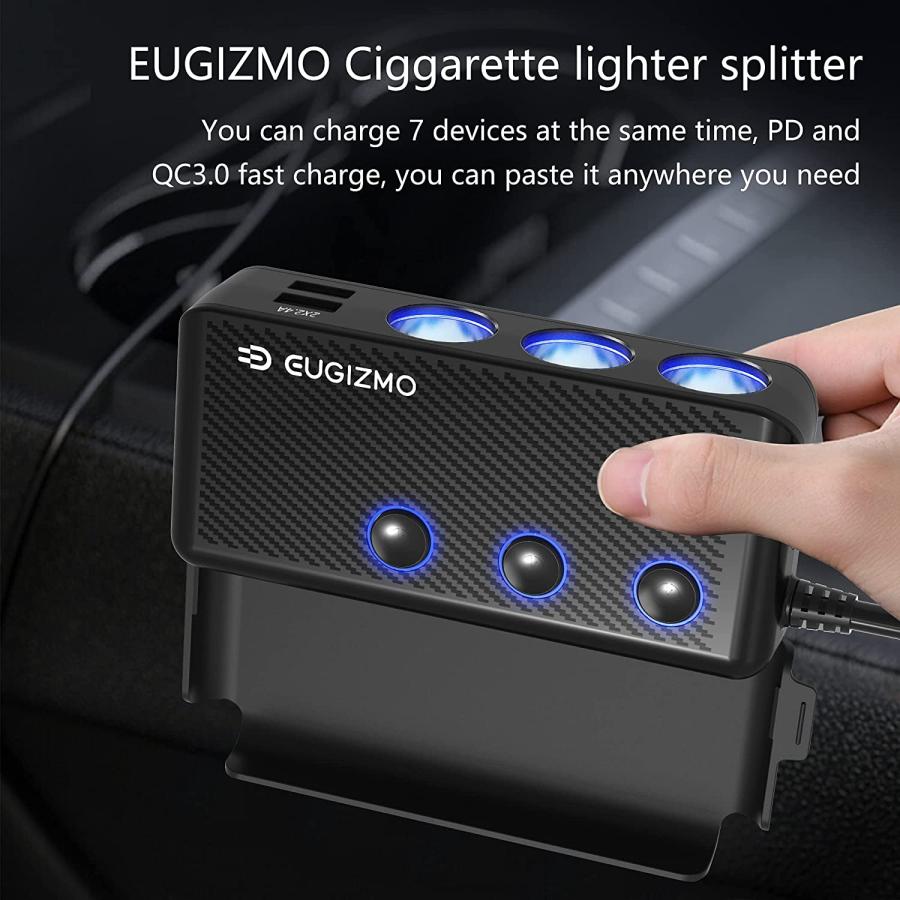 Car　Cigarette　Lighter　Car　Quick　20W　12V　Adapter　Lighter　C　24V　and　High　Splitter　USB　Splitter　Charger　Power　Charge　200W　3.0　Car　Cigarette　with　So