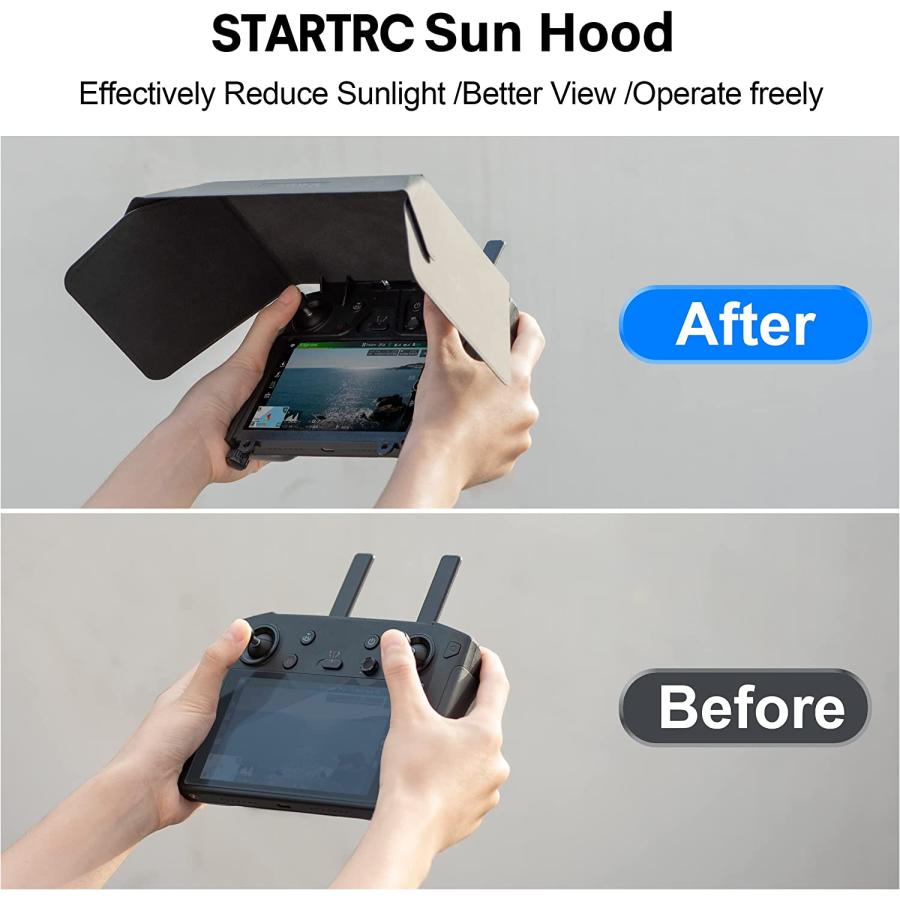 STARTRC Mini 2 Sun Hood Sunshade for DJl Air 2S/Mavic Air 2/Mini 2 RC Controller Accessories　並行輸入品｜dep-good-choice｜02