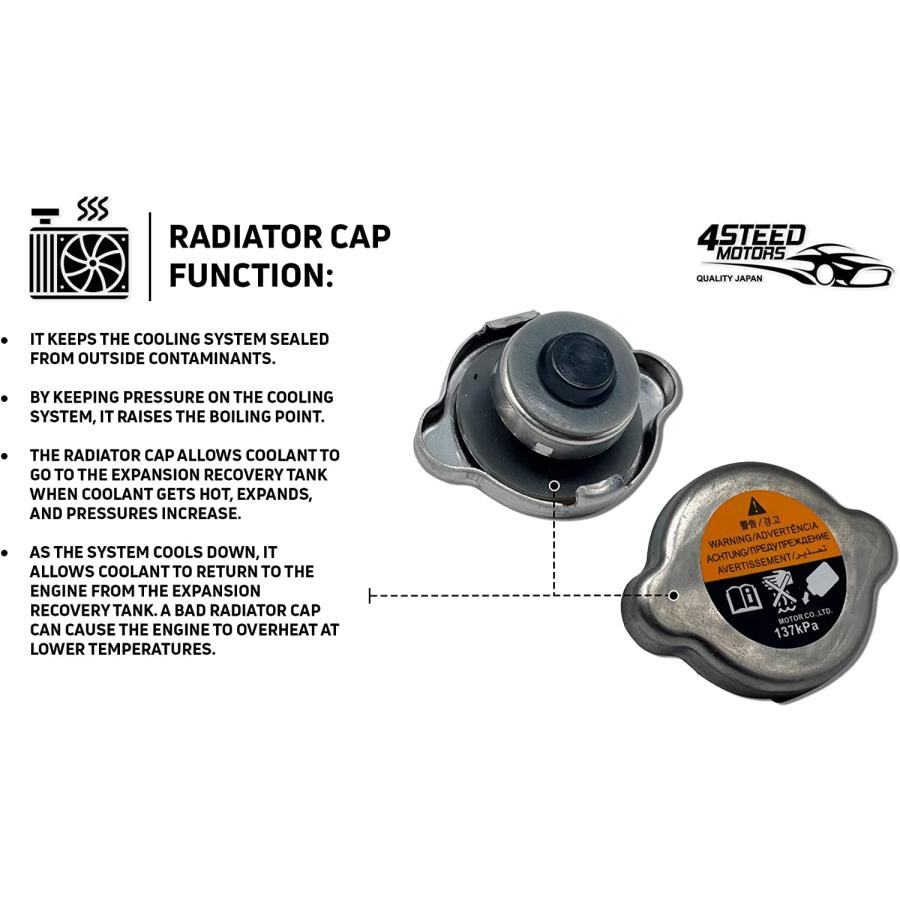 New Radiator Cap Assembly fit for Nissan 21430-8991A 21430-8997A ...
