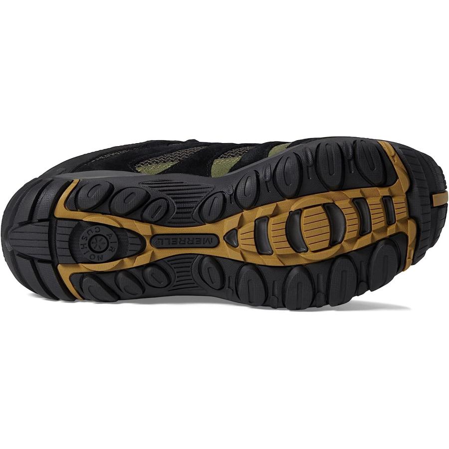 【並行輸入品】 Merrell Men's ALVERSTONE WP Hiking Shoe Black/Olive 10.5　_2