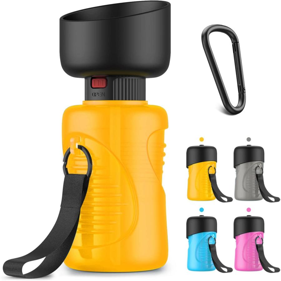 Portable Dog Water Bottle Foldable Pet Water Bottle for Dog with Water