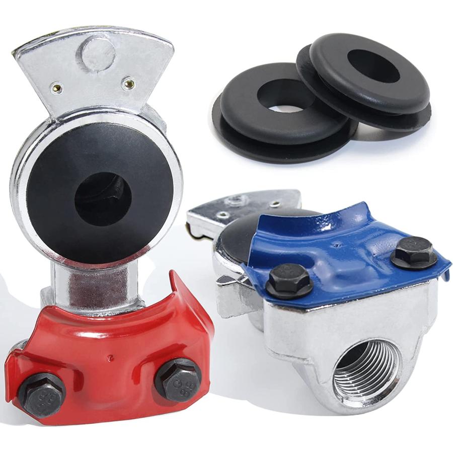 glad hand セット 並行輸入品】 iBroPrat Glad Hand Set with Seals Aluminum Universal