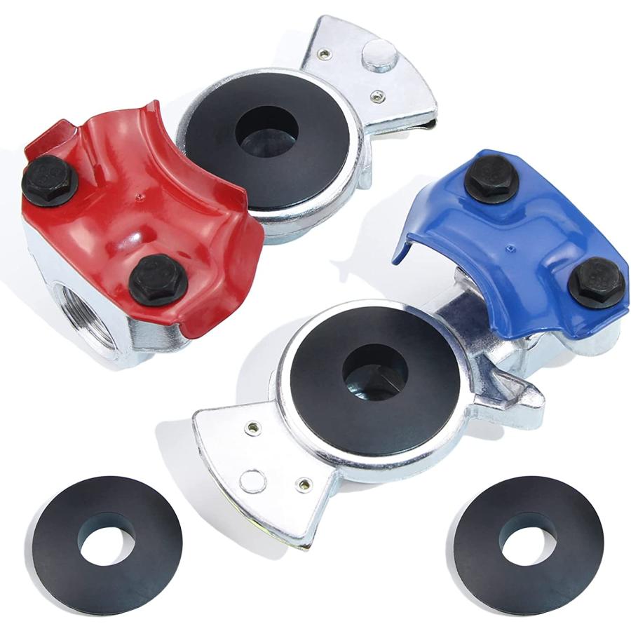 並行輸入品】 iBroPrat Glad Hand Set with Seals Aluminum Universal