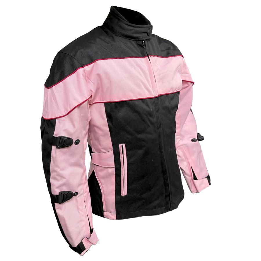 並行輸入品】 Xelement Motorcycle Jacket For Women Ladies Pink and