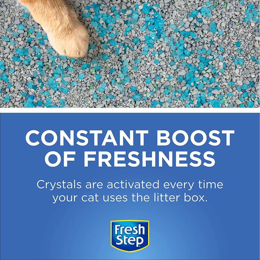 Fresh Step Cat Litter Crystals in Fresh Scent | Cat Litter Box Deodorizer | Combats Cat Odors and Neutralizes Smells to Keep Your Home Clean  15 Ou｜dep-good-choice｜06