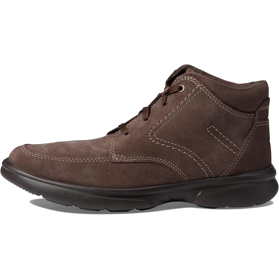 Clarks Men s Bradley Mid Oxford Boot Taupe Suede 10.5