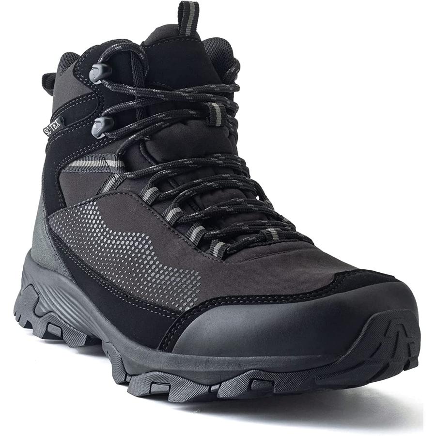 SILENTCARE Hiking Boots for Men Waterproof Lightweight Non Slip Mid