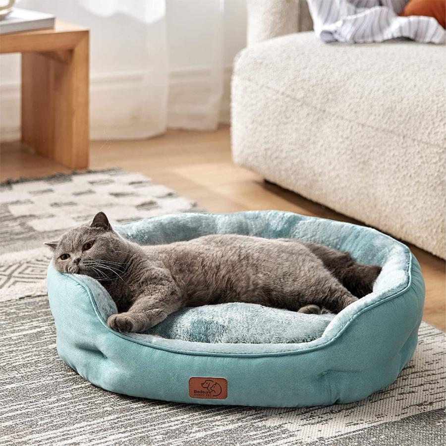 【並行輸入品】 Bedsure Small Dog Bed for Small Dogs Washable - Round Cat Beds for_1