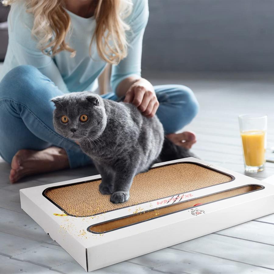 Cardboard Cat Scratcher Ball Replaceable Cat Scratch Pad Reversible Cat