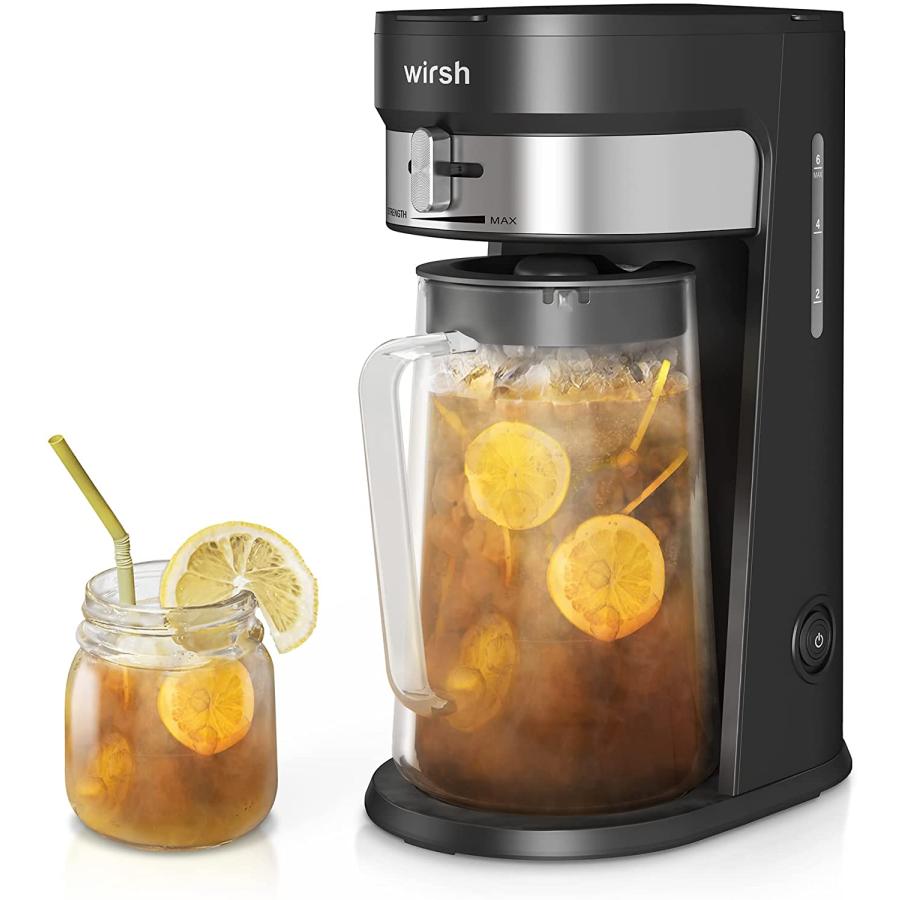 wirsh Iced Tea Maker Iced Coffee Maker with 85 Ounce Pitcher Strength