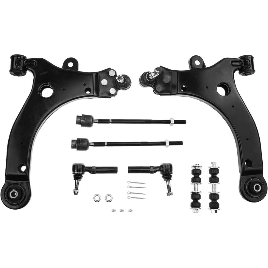 再入荷品 A-Premium 8Pcs Front Suspension Kit Lower Control Arm Ball Joint Sway 並行輸入品