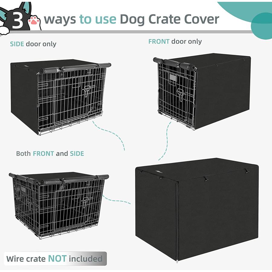 【並行輸入品】 Seiyierr Dog Crate Cover  30 Inch Dog Kennel Cover for Medium and Lの画像
