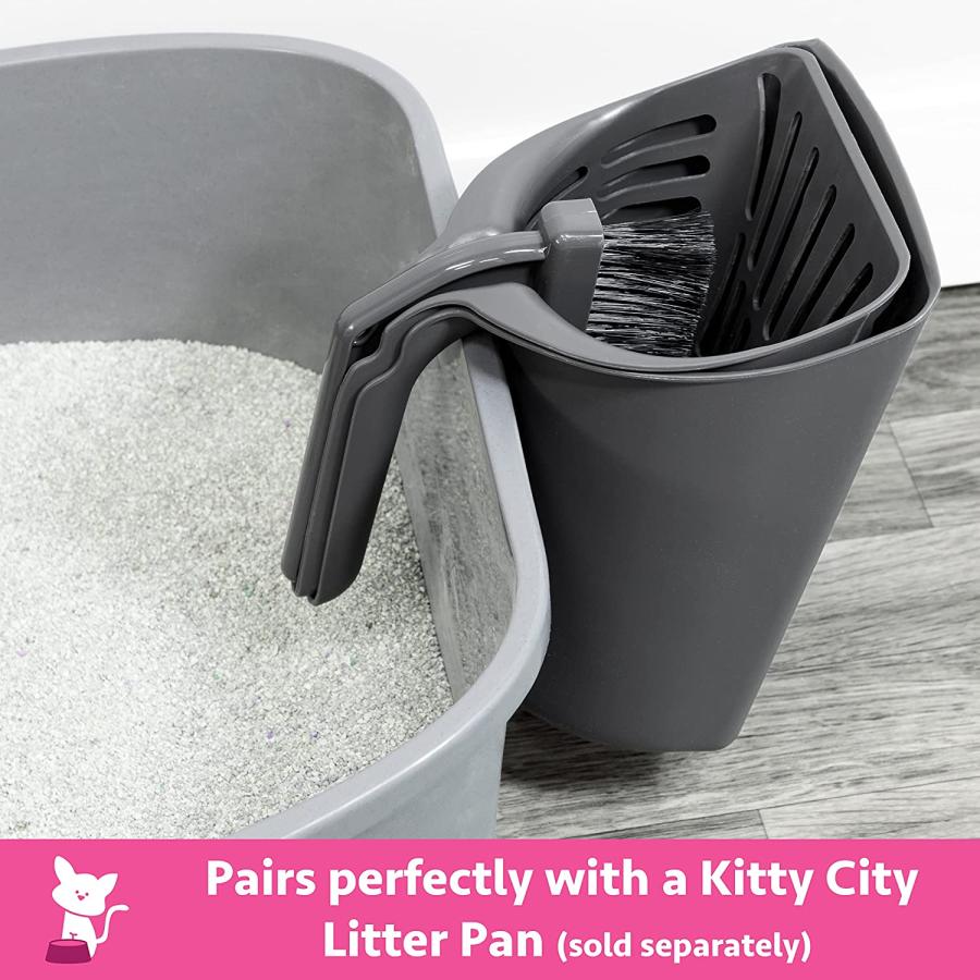 【在庫限りの大特価】 Kitty City Corrugate Cat Scratch Pad Cat Non-Stick Litter Scoop Cat Litte