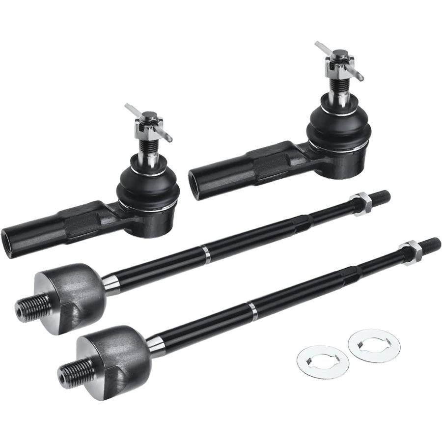 APremium 4Pcs Inner Outer Tie Rod End Kit Compatible with Toyota MR2
